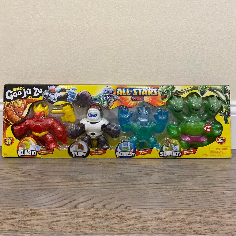 Goo Jit Zu All Stars 4 pack